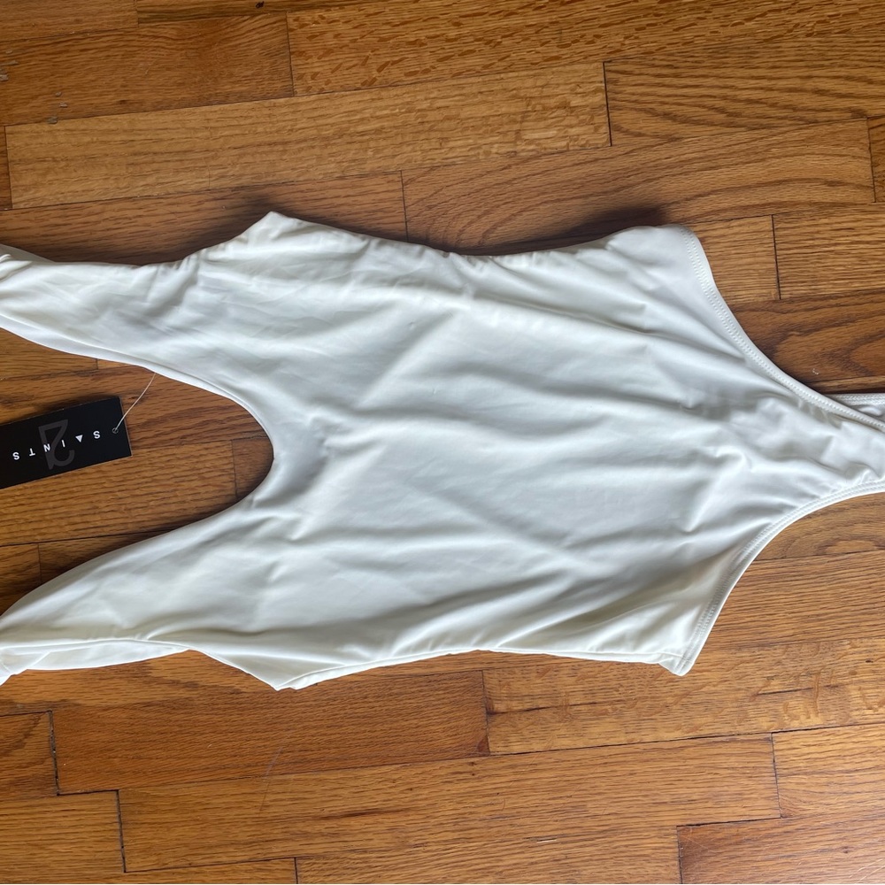 white bodysuit